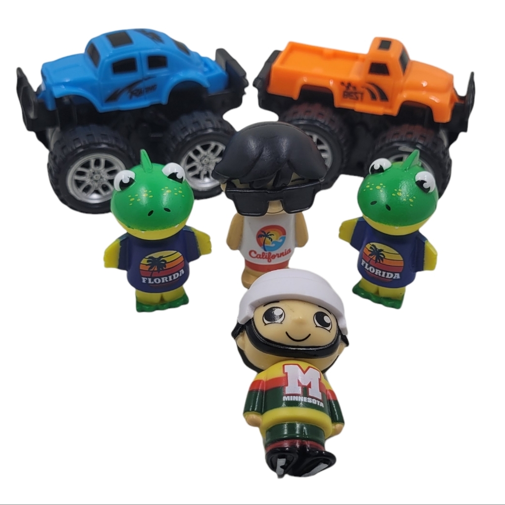 Ryan and toy truck lot